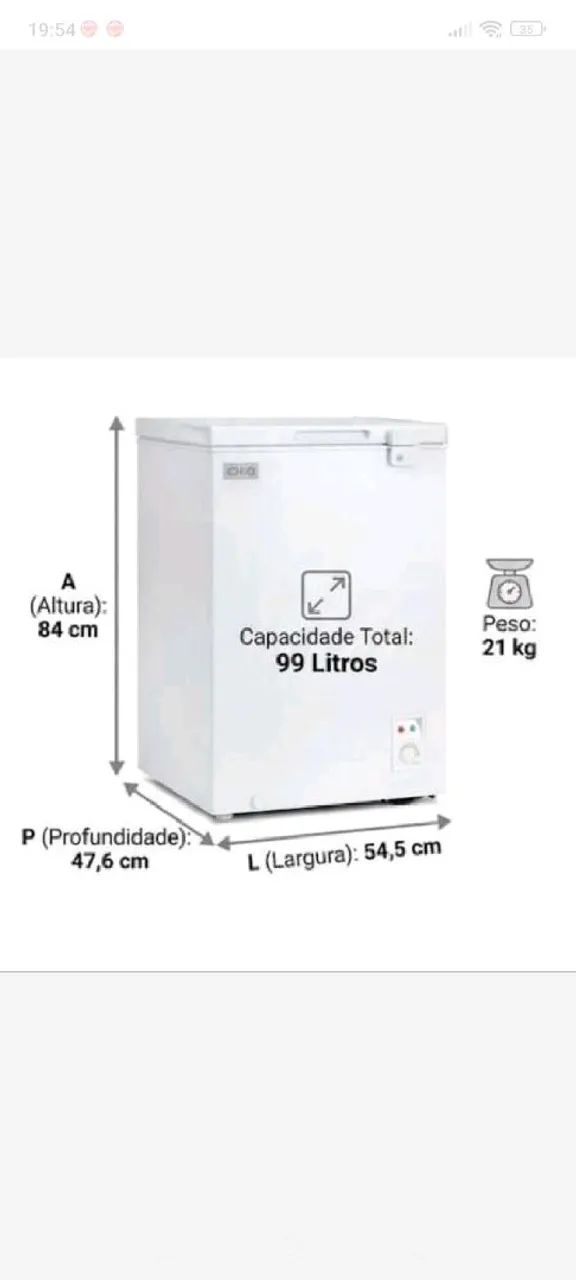 Freezer horizontal NOVO  - Foto 3