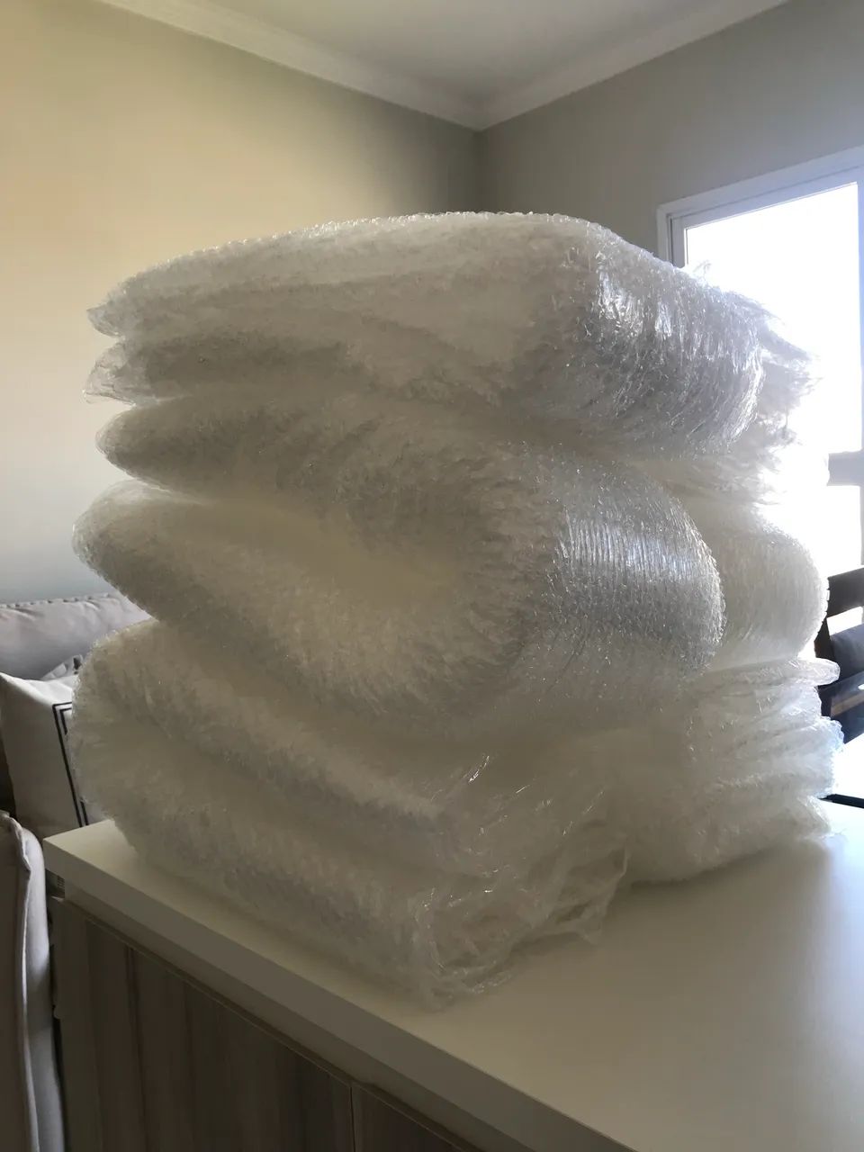 Plástico Bolha Transparente - 4mm (Mais Espesso para Proteção) - Foto 4