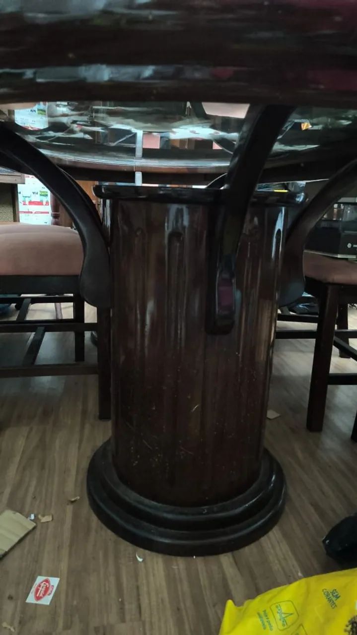 Mesa jantar madeira nobre macica - Foto 4