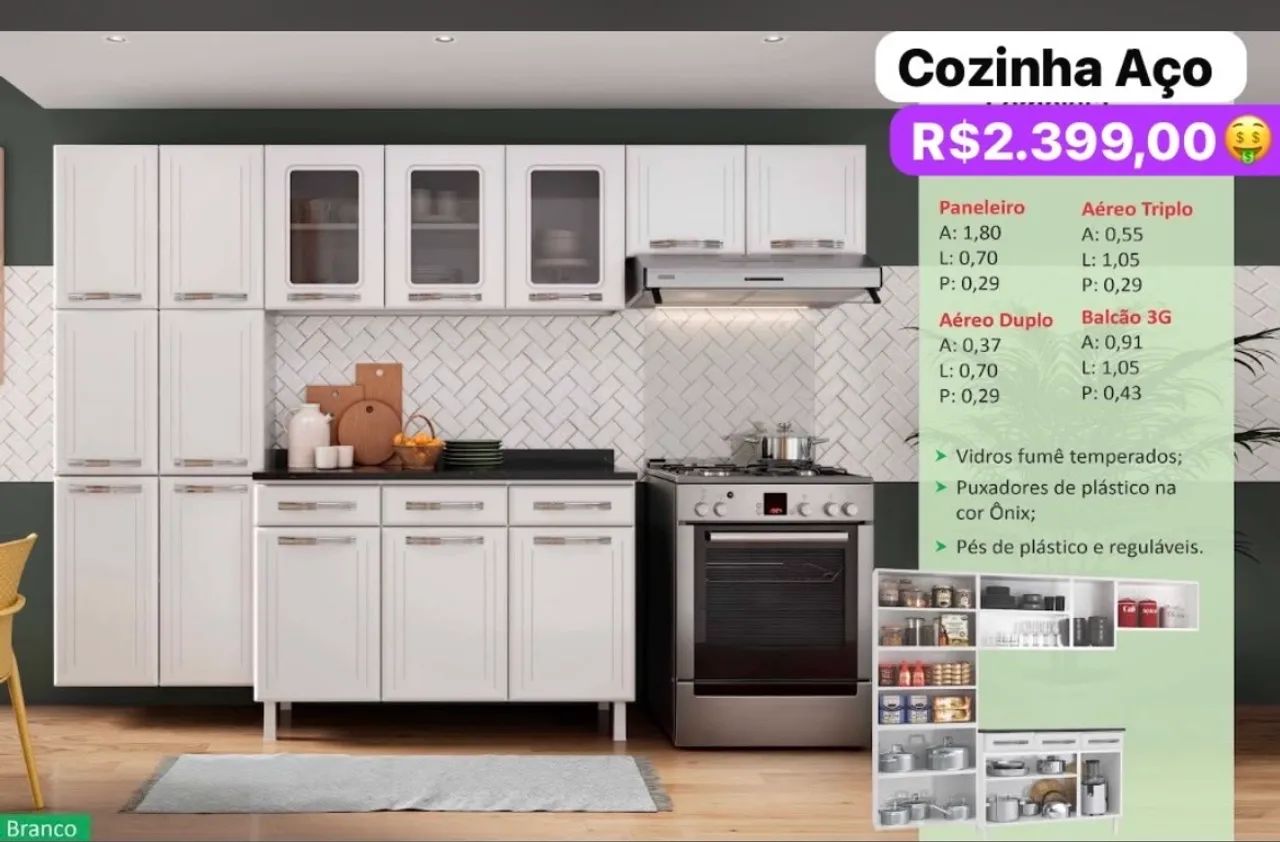 Cozinha em Aço 