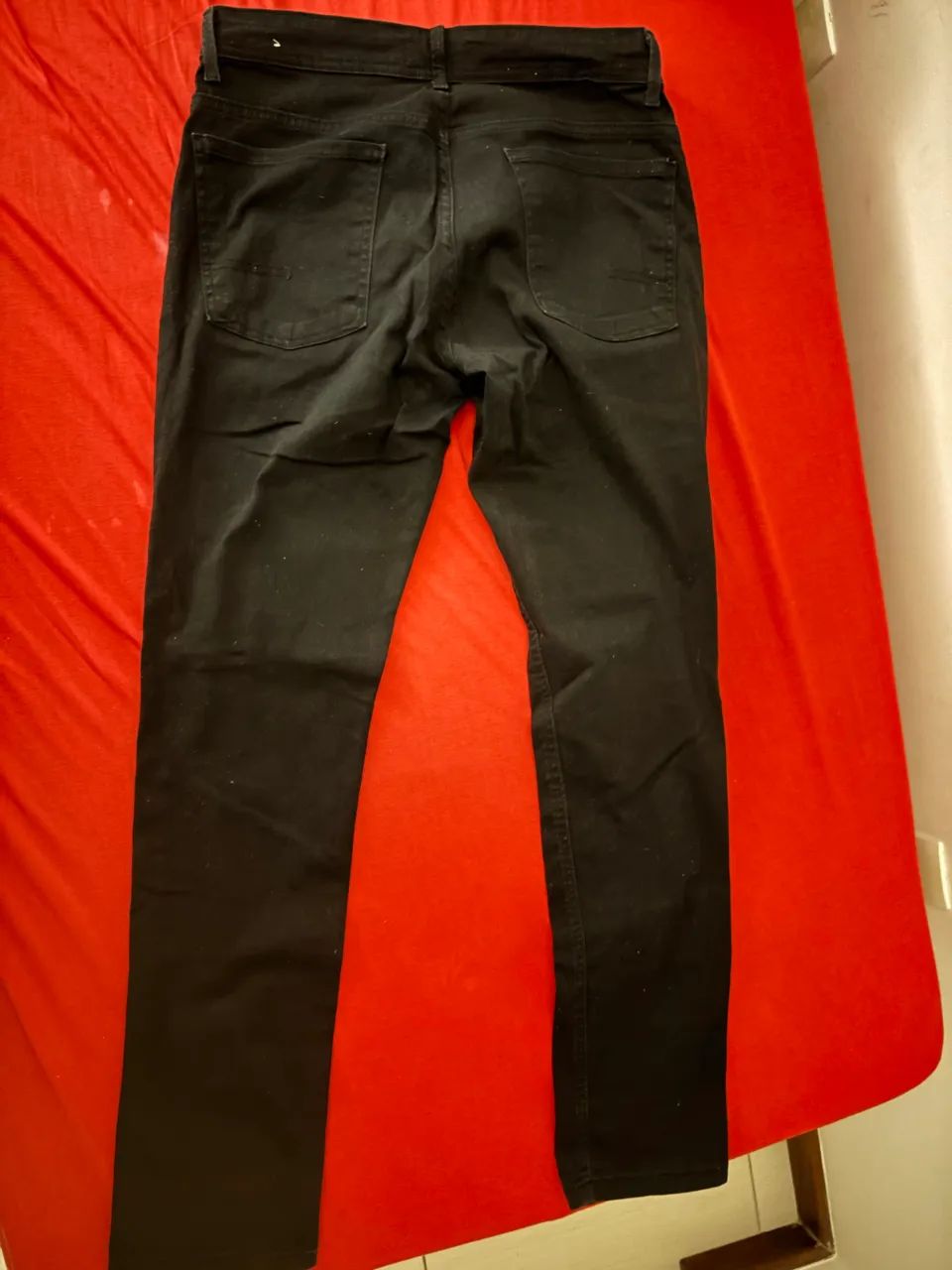 Calça Jeans Slim Preta 
