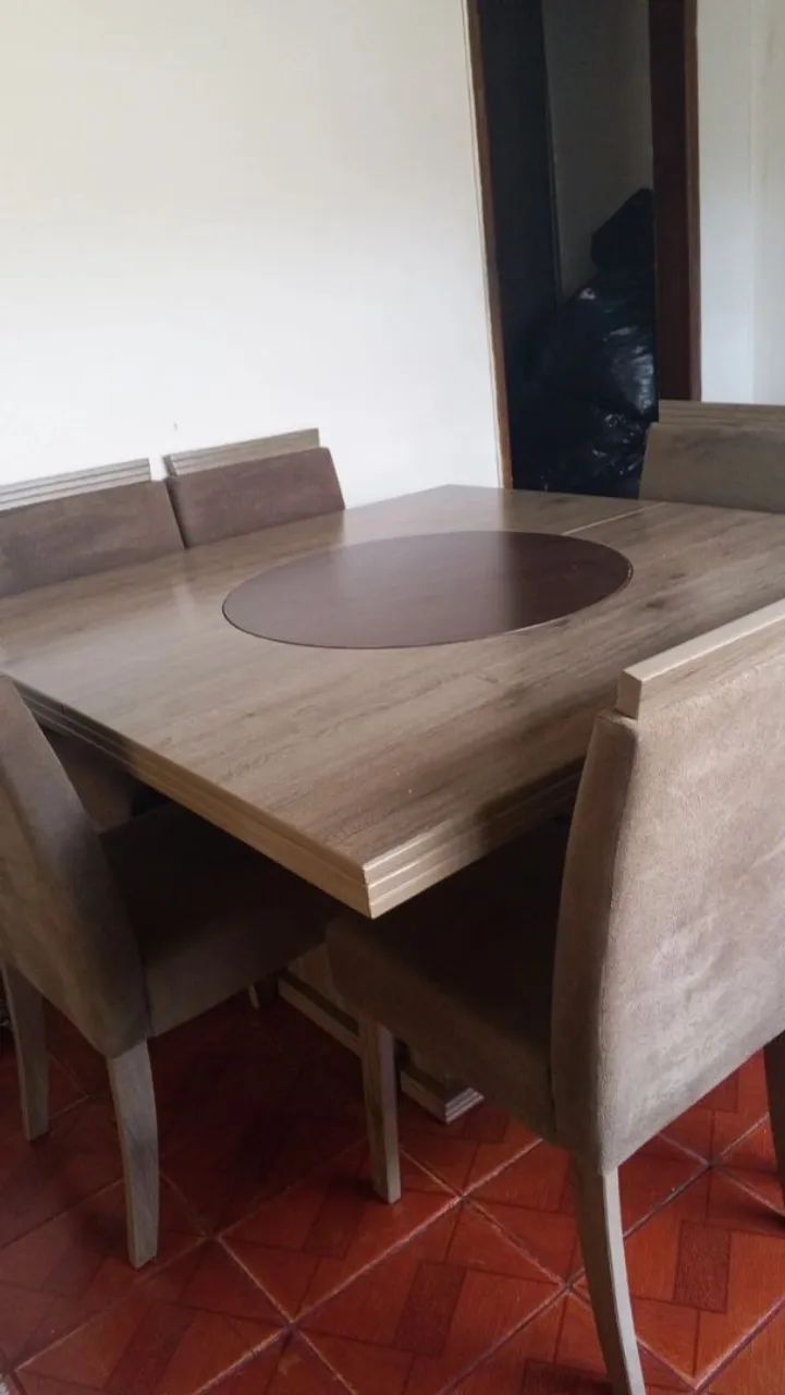 Conjunto Mesa + Cadeiras madeira - Foto 2