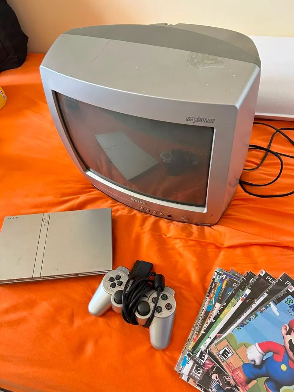 Playstation 2 prata + televisão 