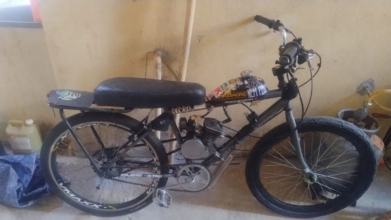 Bicicleta motorizada 80cc completo  - Foto 2
