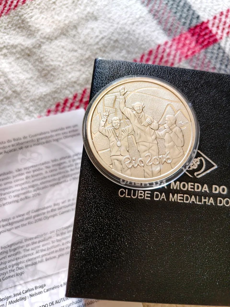 Medalha comemorativa Olimpíada Rio 2016 - Foto 2