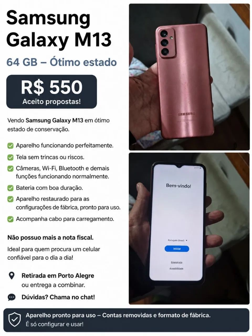 Celular em bom estado - Foto 3