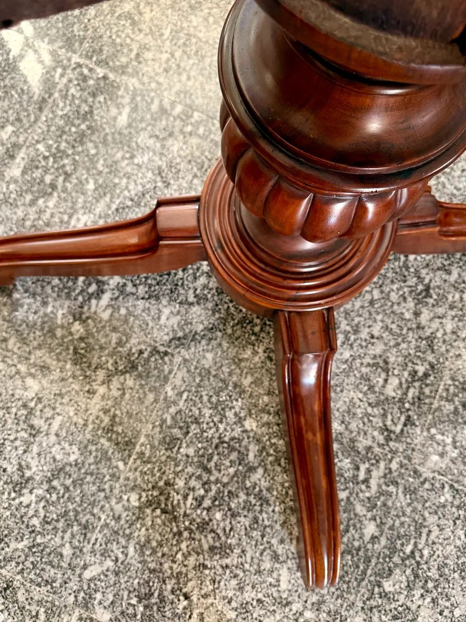 Base para mesa de jantar redonda em madeira maciça  - Foto 2