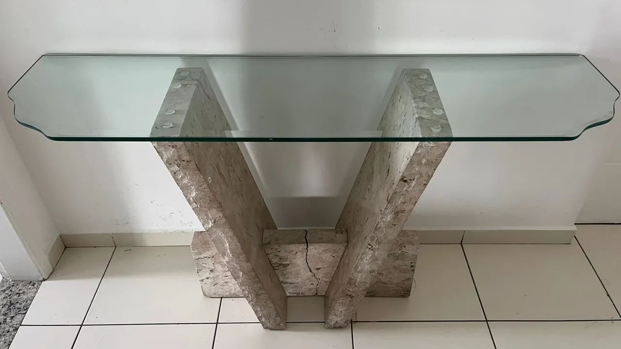 MESA DE VIDRO + APARADOR + 6 CADEIRAS  - Foto 2