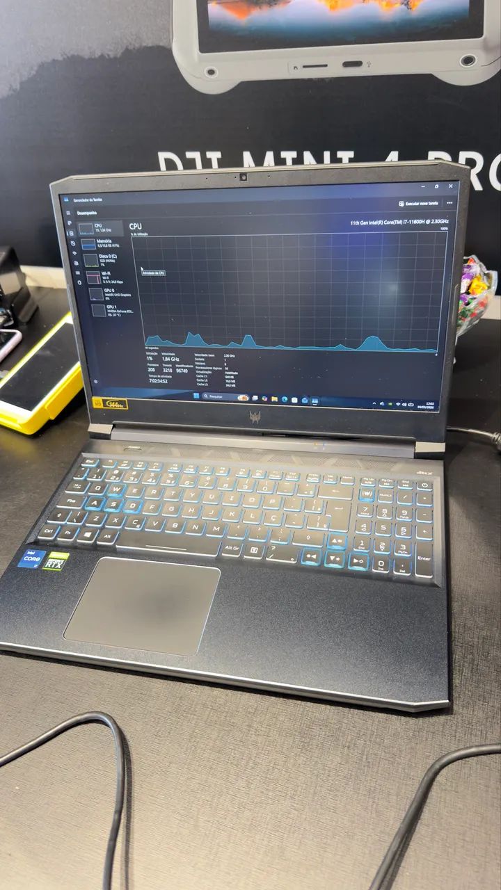 Notebook acer predator i7 11 gen 16gb ram rtx 3060 6gb - Foto 5