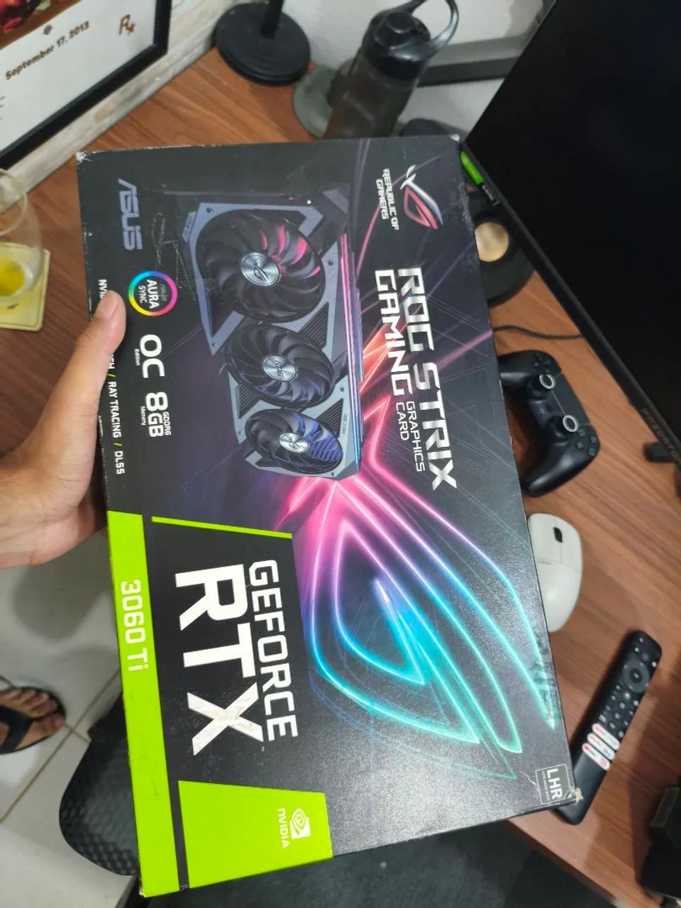 Placa de vídeo RTX 3060Ti 8GB ASUS ROG STRIX
