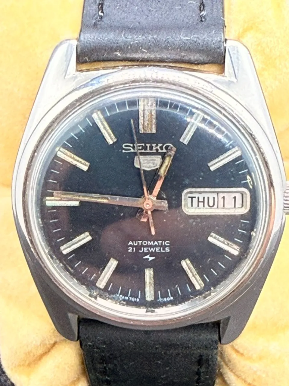 Seiko 5 Vintage Automático 21 Jewels - Caixa TV Original Anos 70
