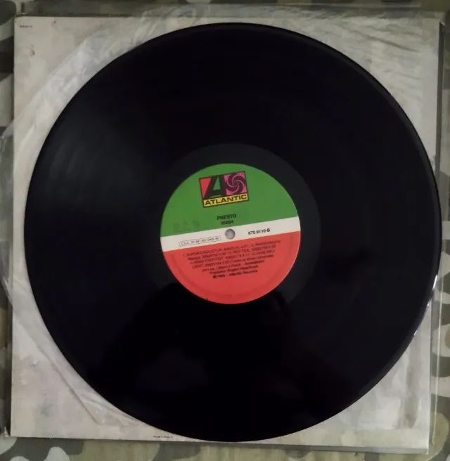 LP Vinil Rush Presto (1989) EX VG+ Com Encarte - Foto 5