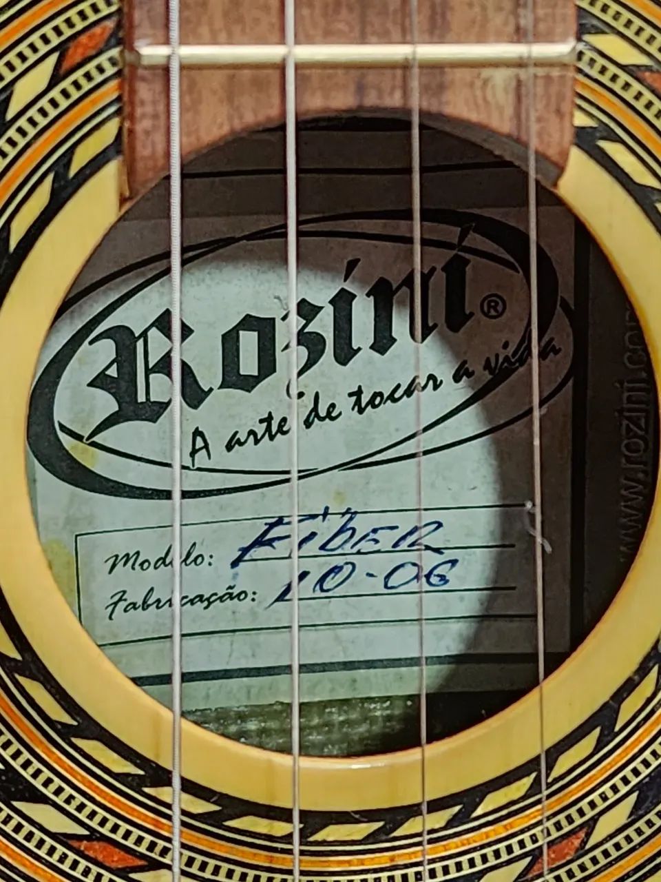 Cavaquinho ROZINI ELÉTRICO Fundo de Fibra  ( Desapego) - Foto 6