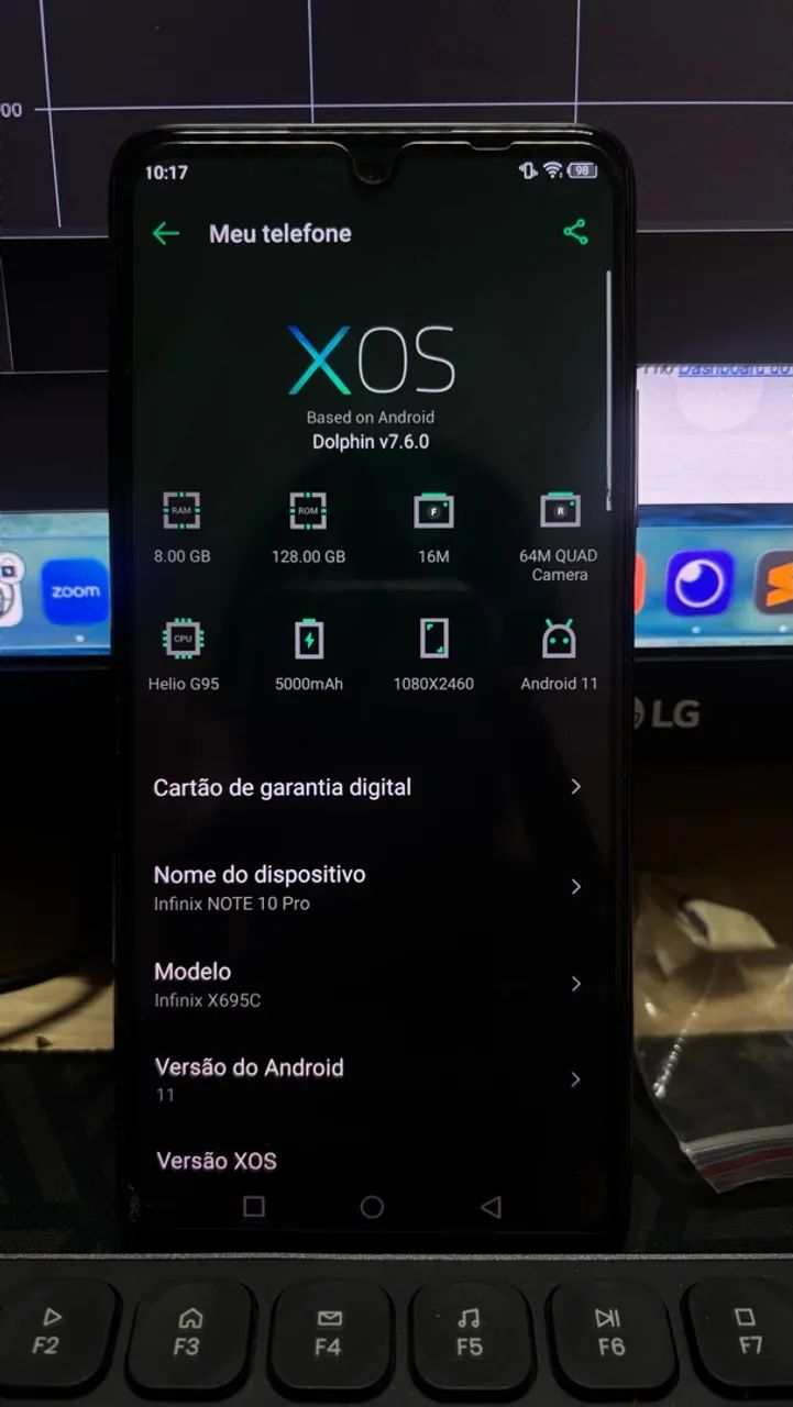 Celular Infinix Note 10 Pro
