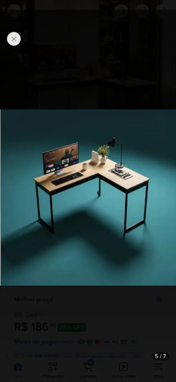 Mesa de escritório 
