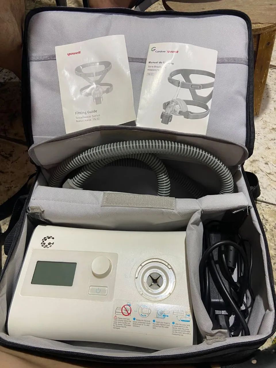 Máscara de terapia para apneia do sono - Foto 2
