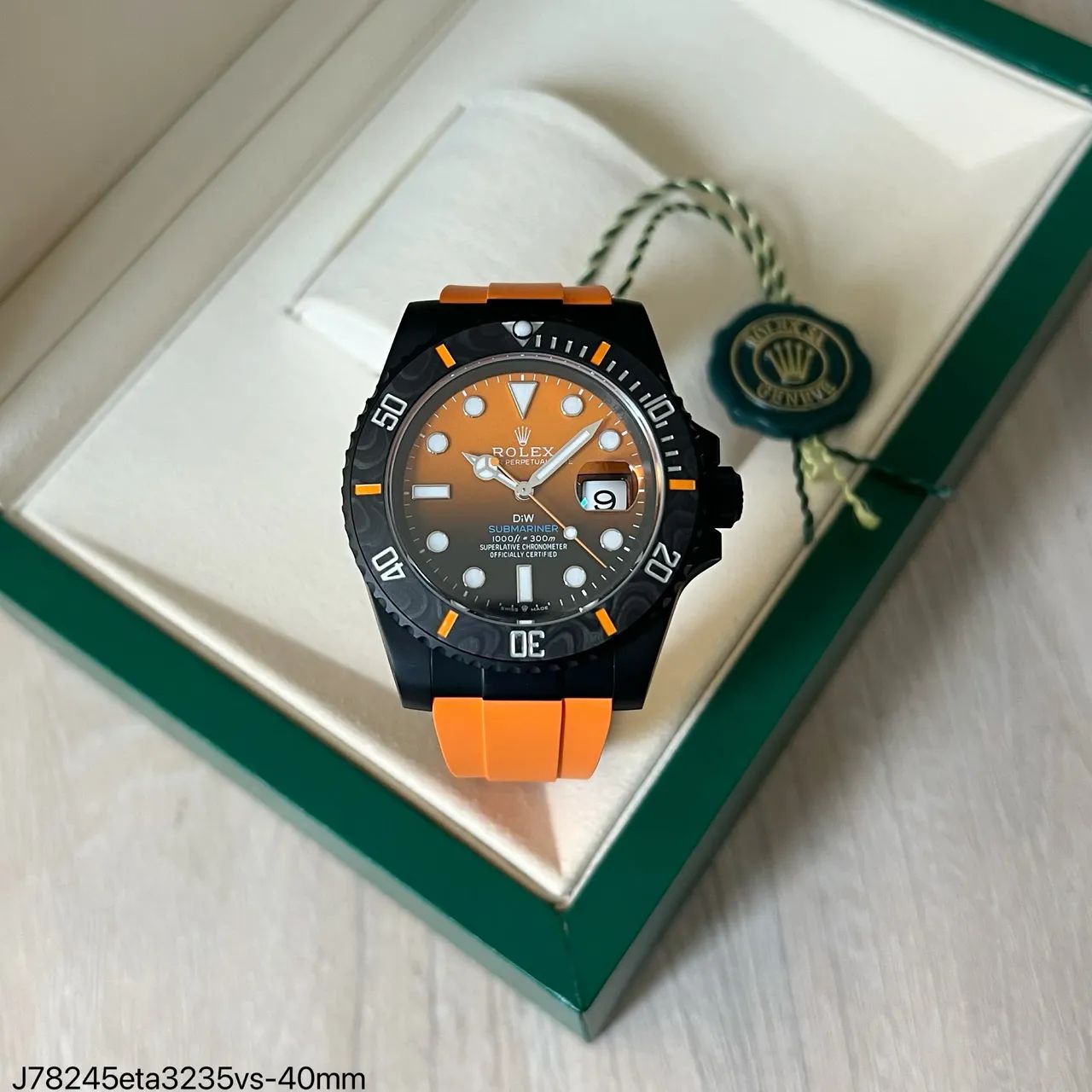 Relógio Rolex gmt master 2  Diw carbono etas/c - Foto 4