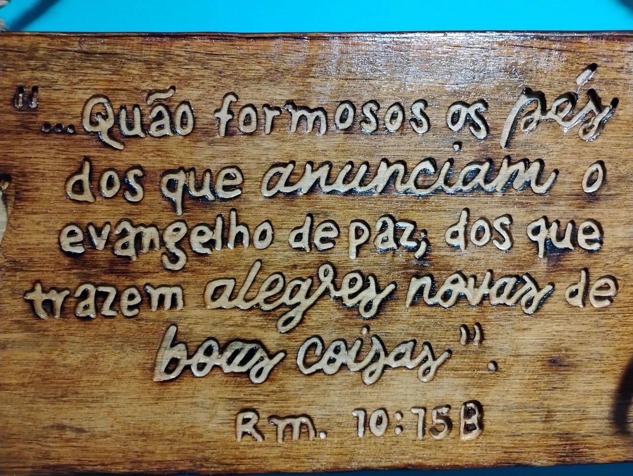Placa Decorativa de Madeira Rústica  - Foto 2