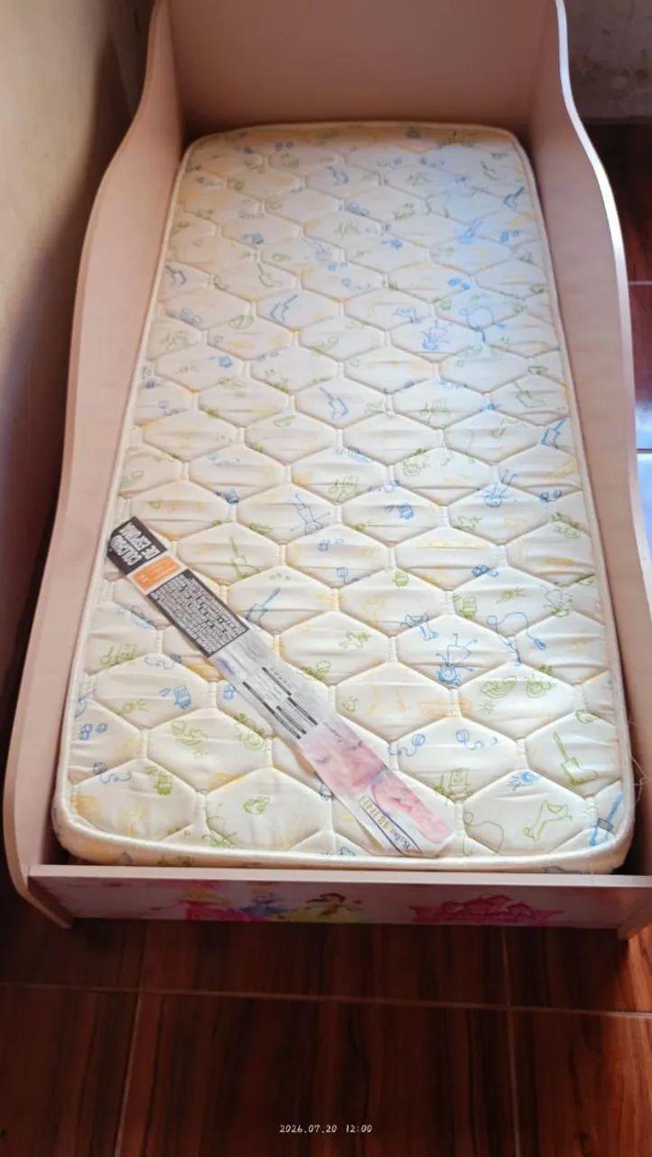 Cama com colchão infantil  - Foto 5