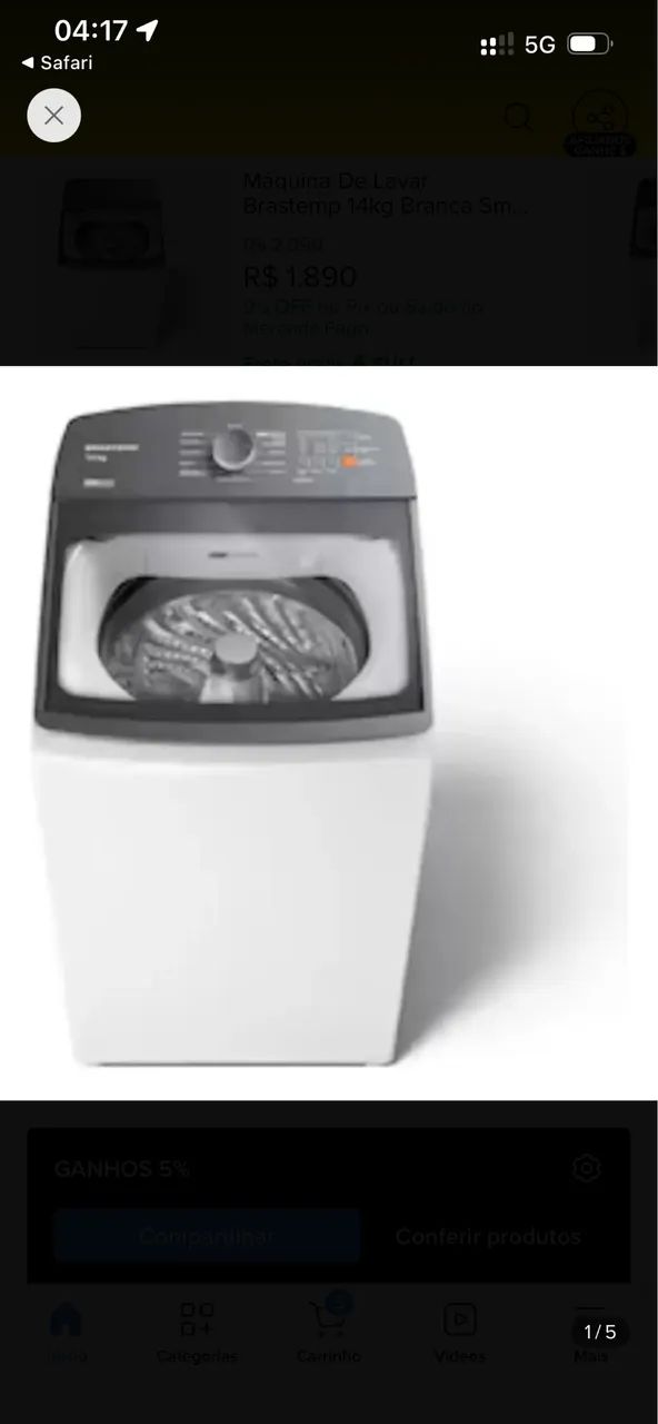 Máquina de Lavar Brastemp  - Foto 2