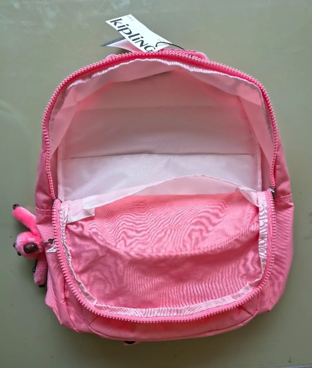Mochila seoul Kipling rosa  - Foto 2