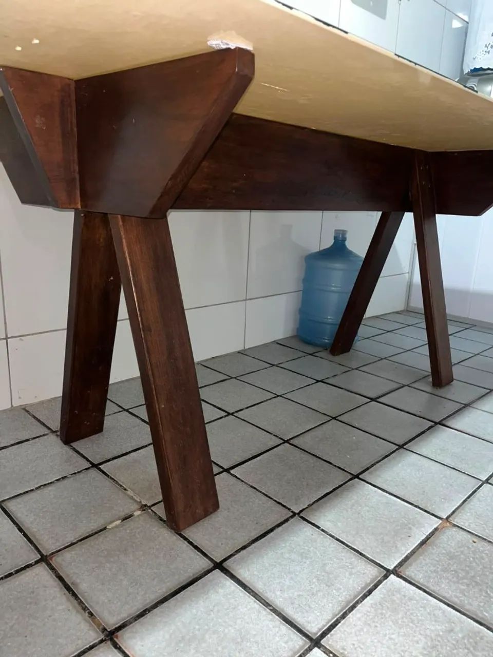 Mesa de vidro temperado com película.<br>Mesa de virado temperado, com película. - Foto 3