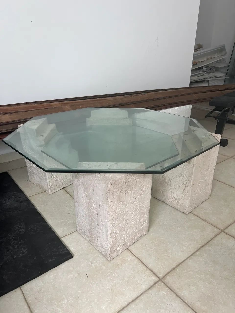 Mesa de centro base pedra - Foto 3