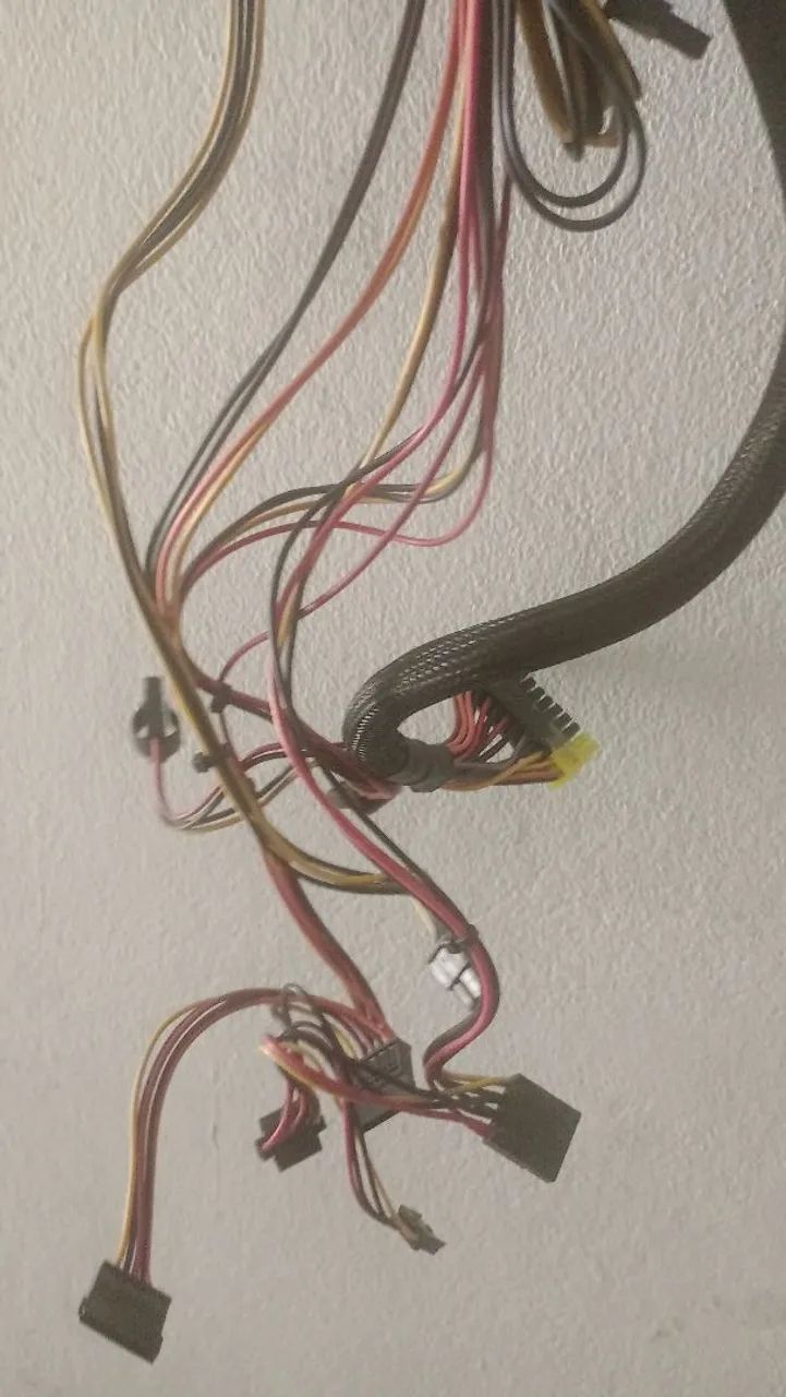 Fonte de 450w real preta (vender rápido) - Foto 5