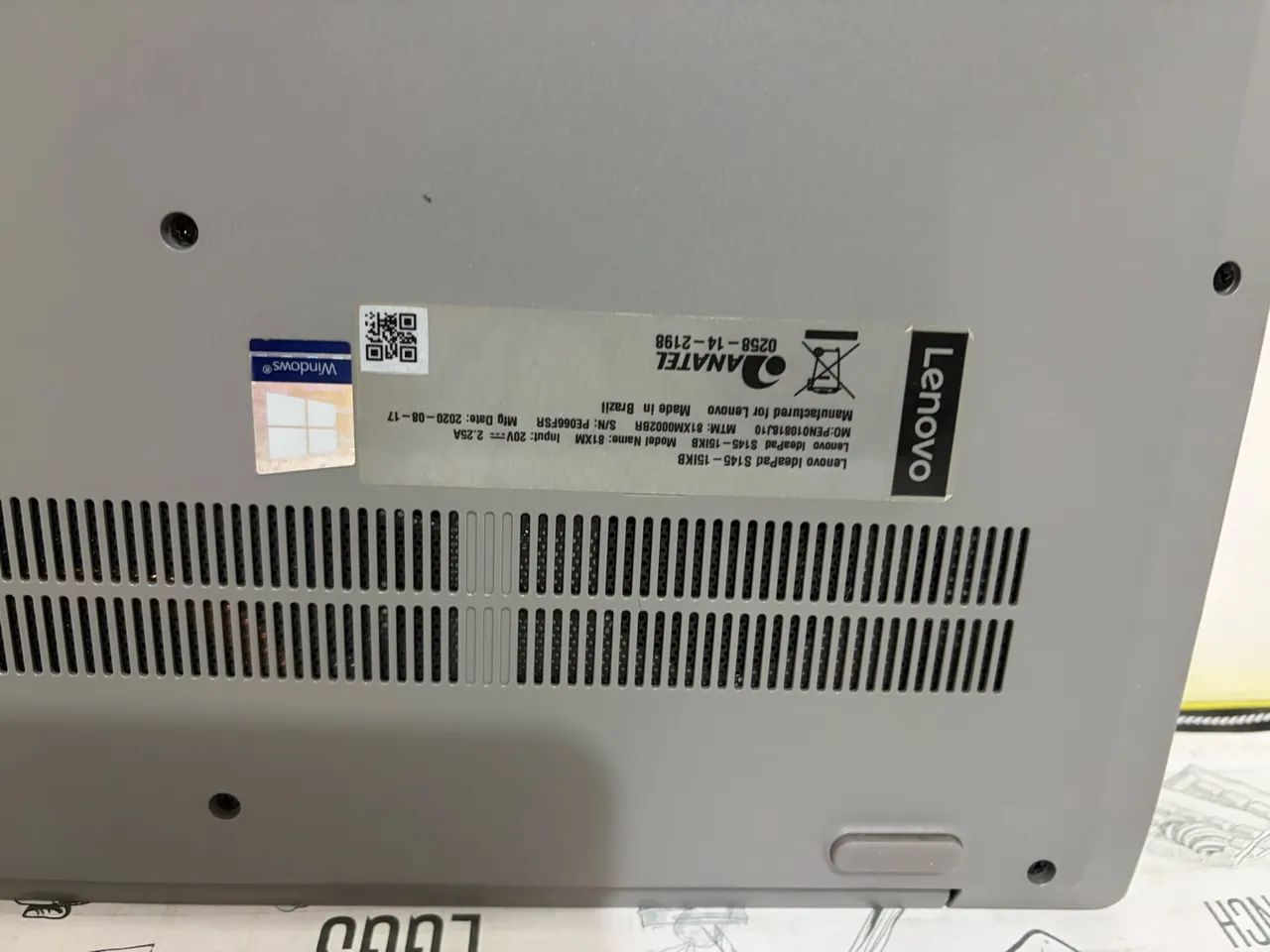 Notebook Lenovo IdeaPad S145 i3 8ª Geração - 4GB - 1TB - Foto 3