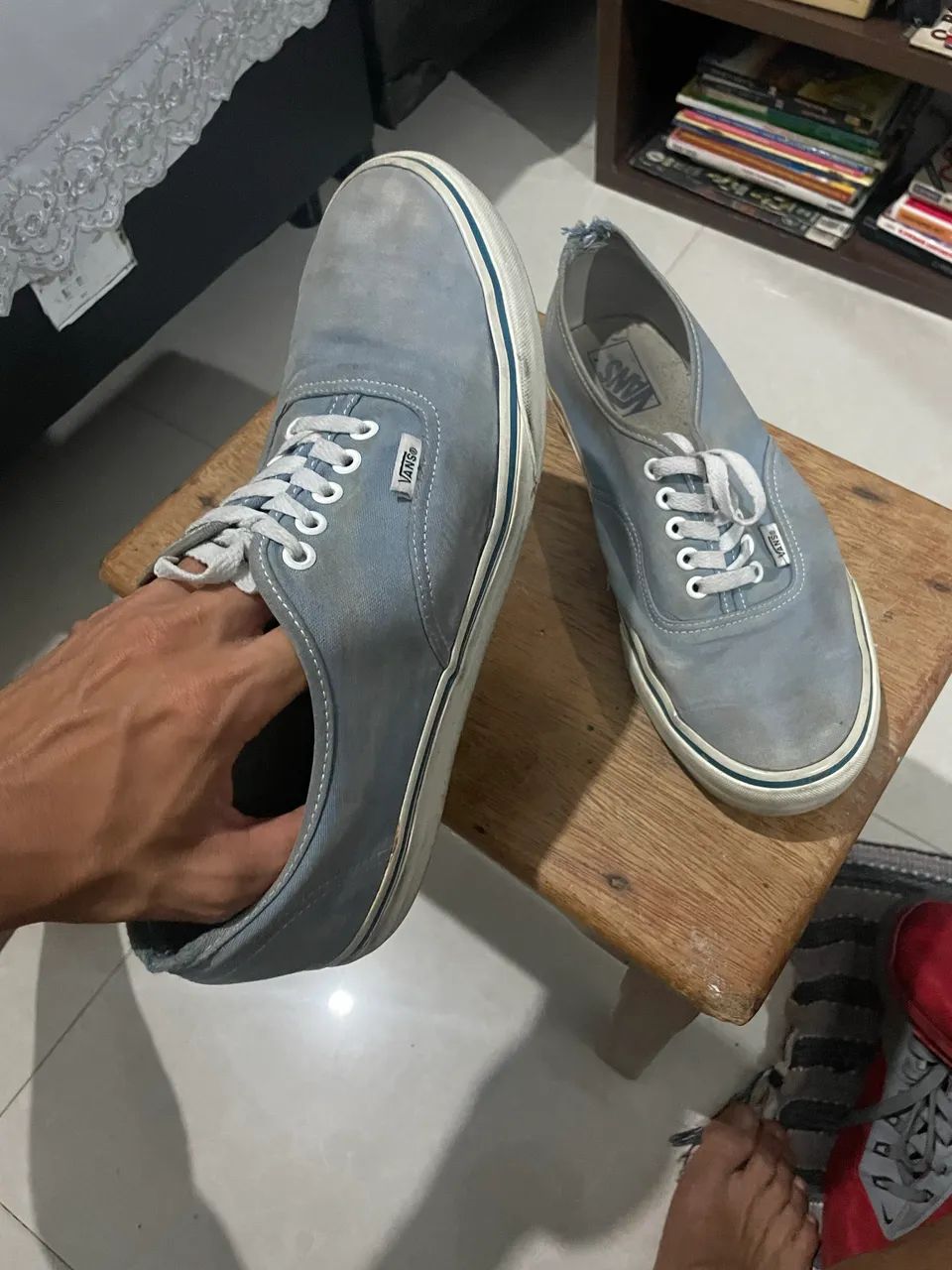 Tênis Low Vans (bem usado) 50$ - Foto 3