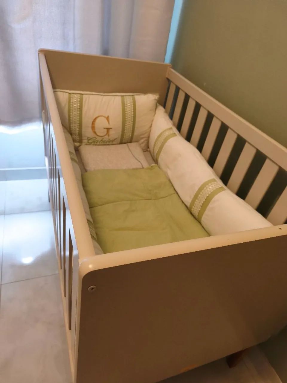Vendo lindo Berço com colchão Ortobom.  - Foto 5
