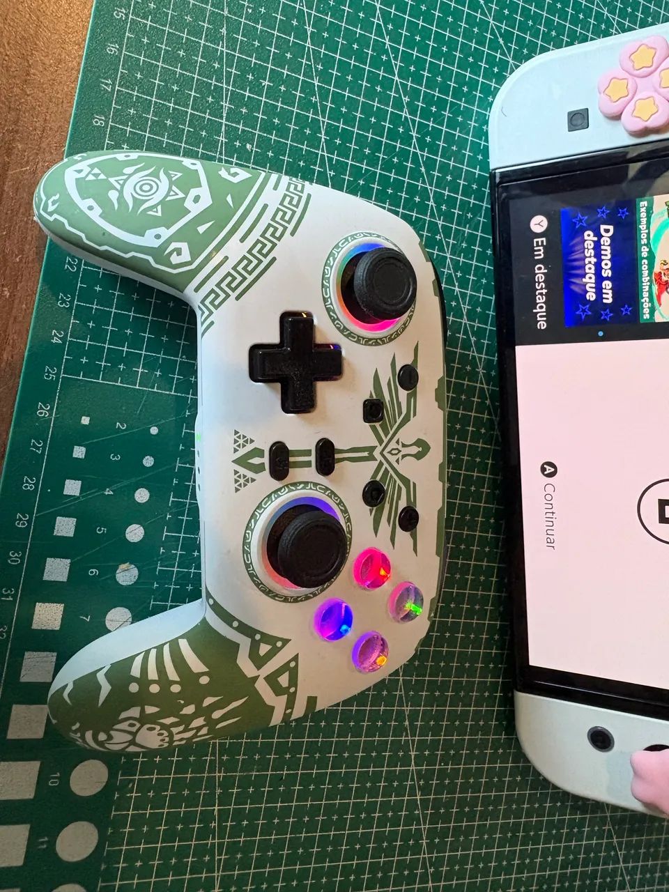 Nitendo Switch OLED Usado, com a caixa + um controle - Foto 5