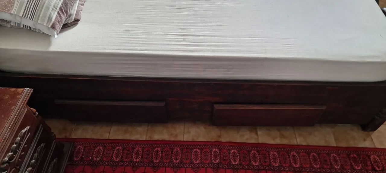 Cama Solteiro Madeira Maciça  - Foto 2