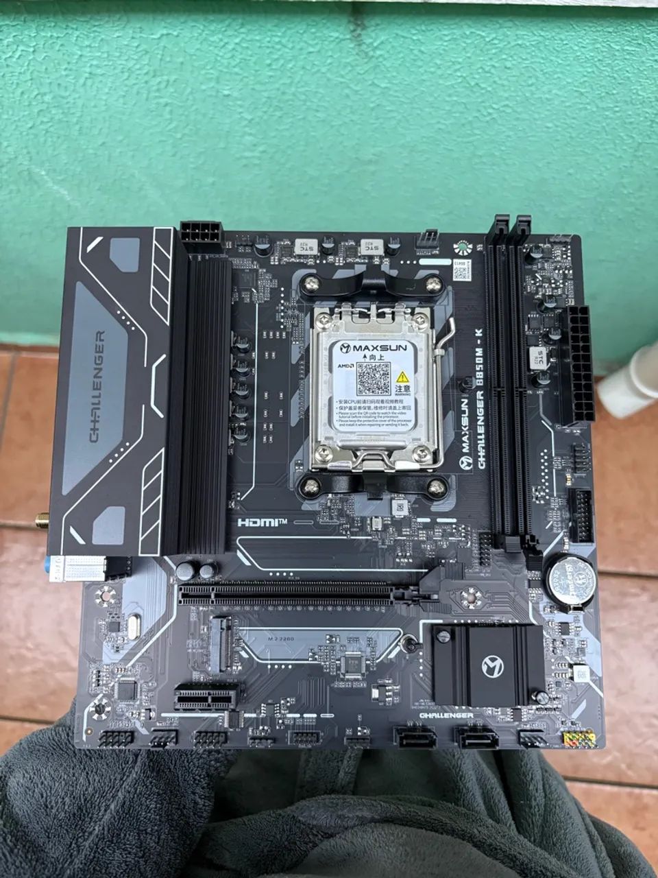 Placa Mãe Maxsun Challenger B650m Preto - Foto 3