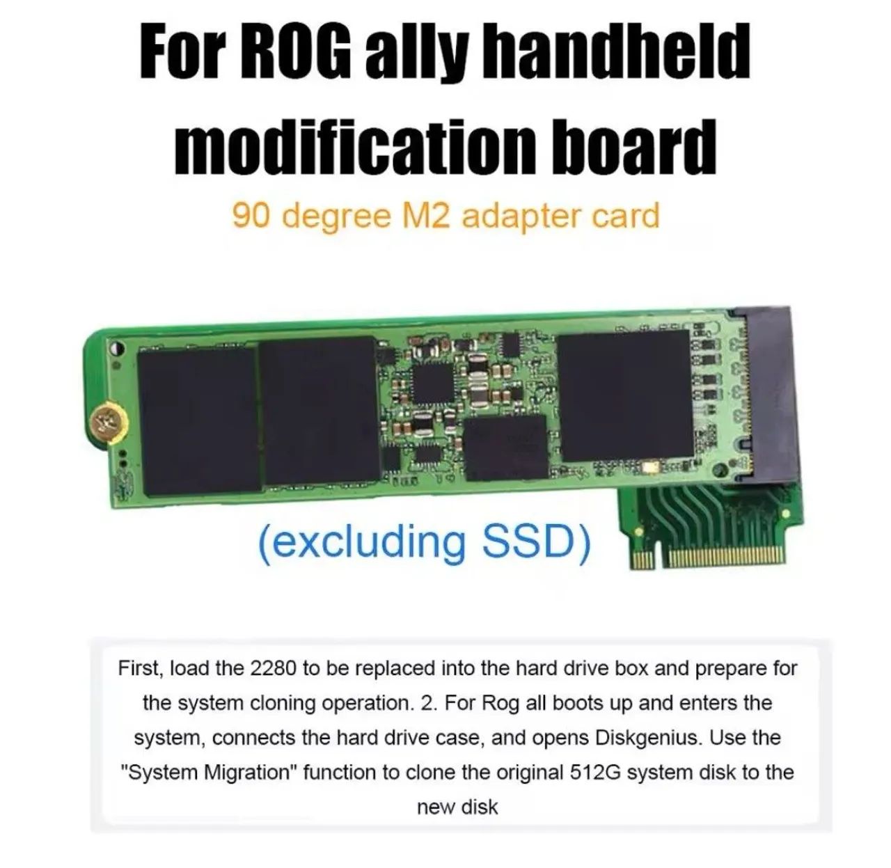 Placa 2230 para 2280 - Asus Rog Ally - Foto 3