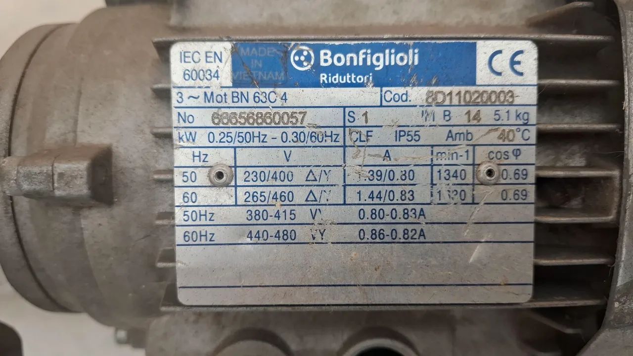 Motoredutor bonfiglioli 0,25 kw - Foto 3
