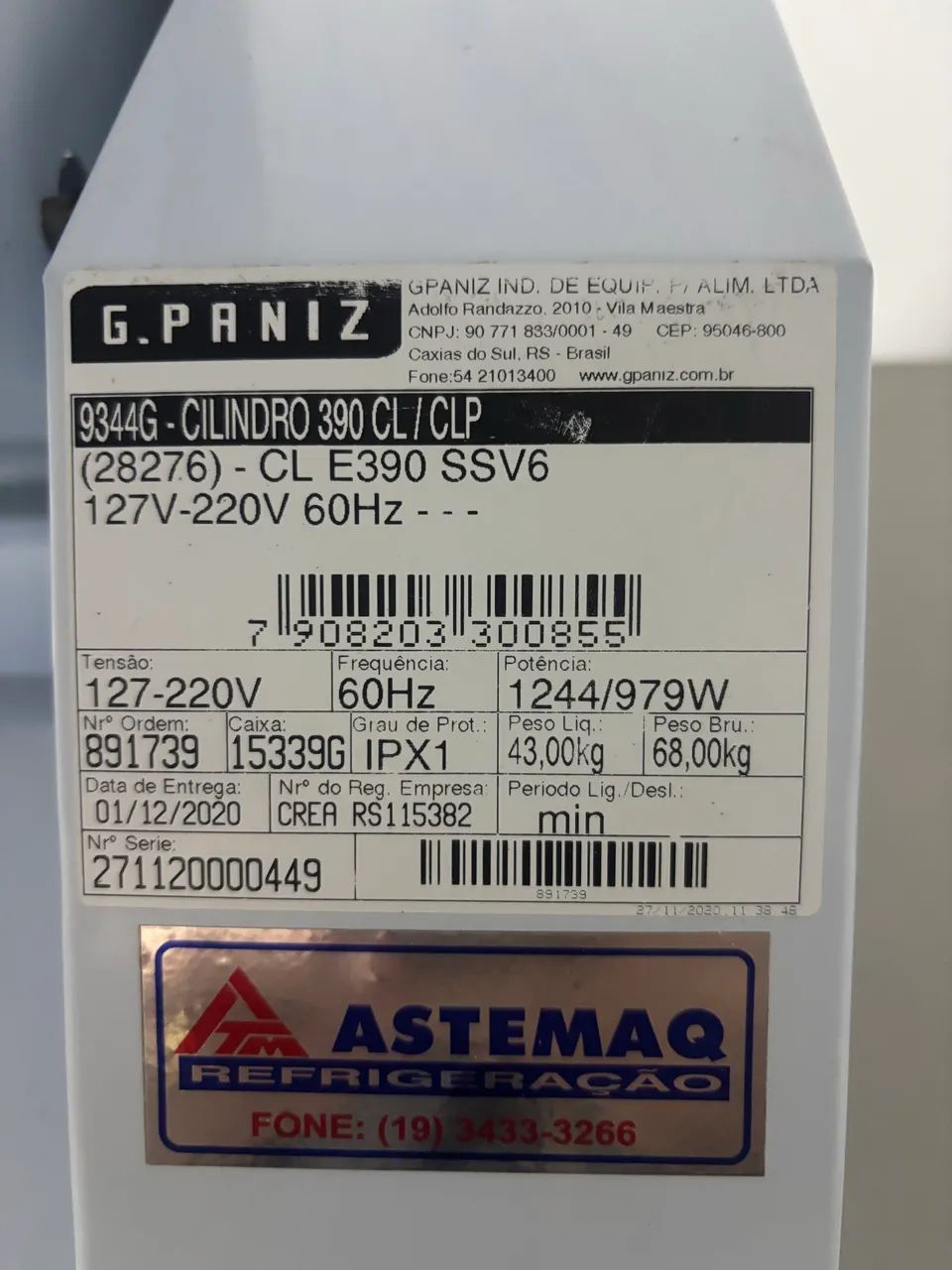 Cilindro laminador mesa Gpaniz cl390 - Foto 4