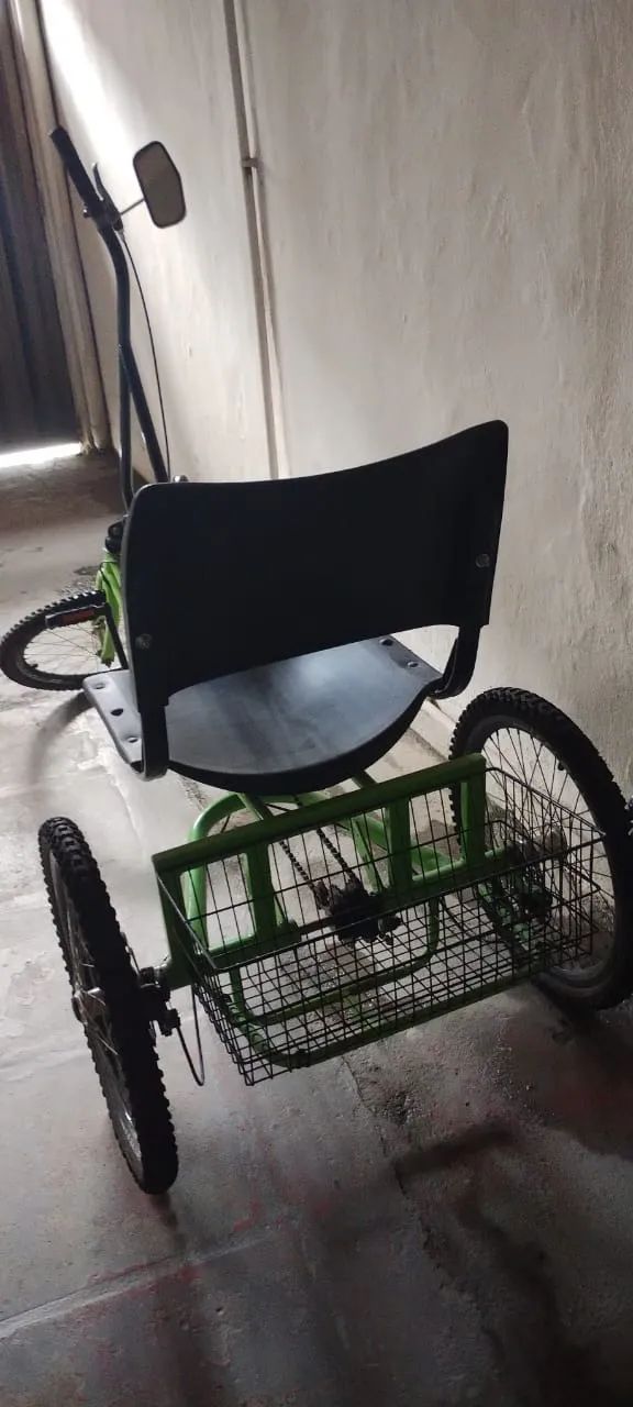 Bicicleta adaptada com banco e encosto - confortável - Foto 2