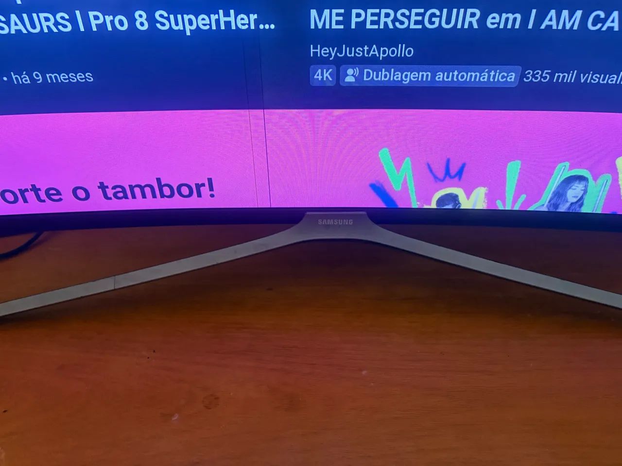 Tv Smart Samsung 40 polegadas - tela curvada - Foto 3