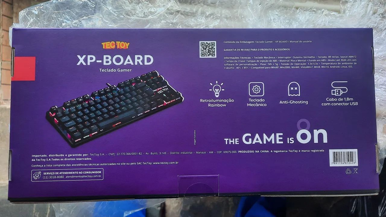 Teclado Gamer XP-Board Tectoy - Foto 2