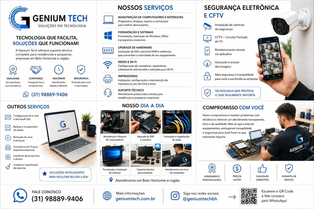 Genium tech soluções tecnológicas e segurança eletrônica  - Foto 2
