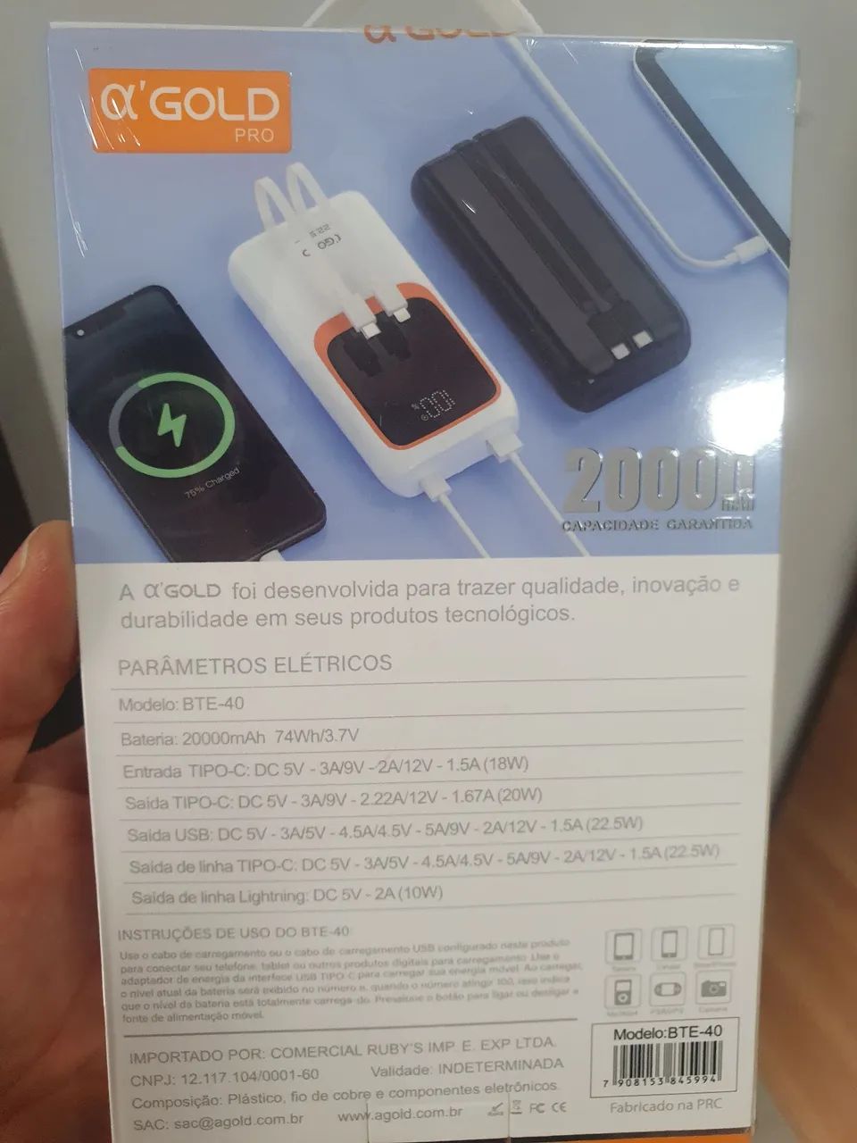 Bateria portátil para smartphone - Foto 2