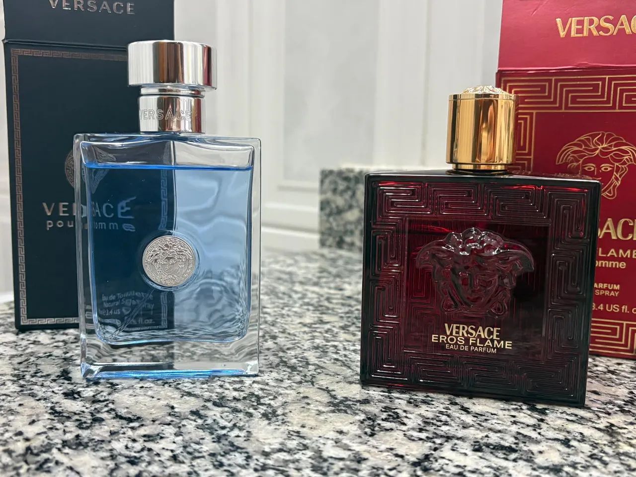 Versace eros flame e Versace pour homme