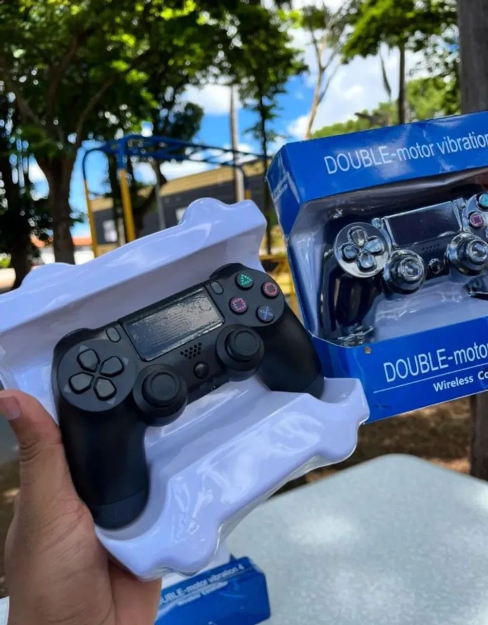 Controle ps4 sem fio via Bluetooth 