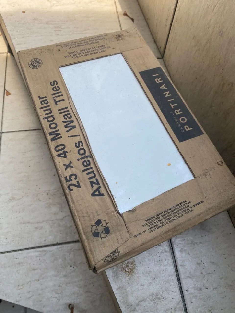 Azulejo Branco (25x40) PORTINARI - Foto 3