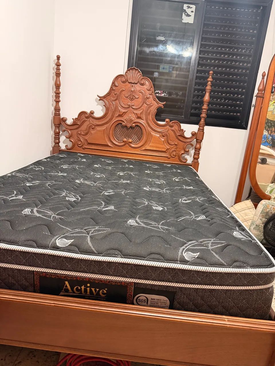 Cama madeira maciça  - Foto 2