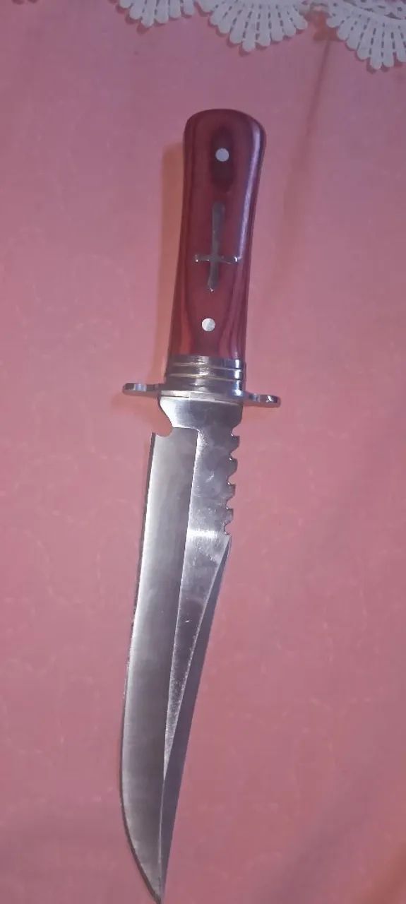 Faça tática de lâmina fixa Braswei BW7041  - Foto 3