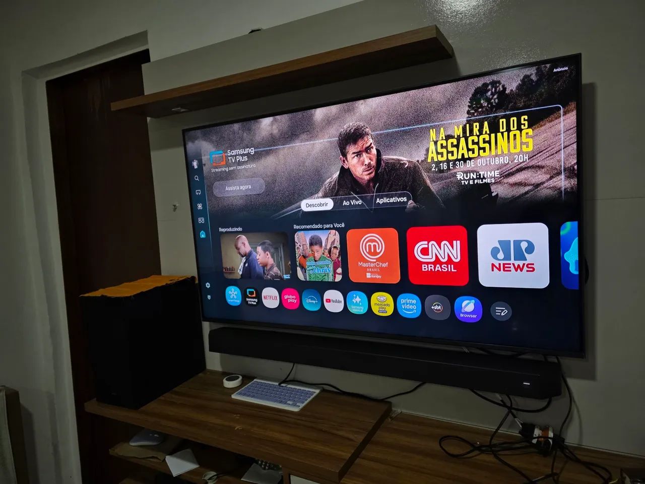Tv Samsung Qled 50 polegadas + Soundbar Samsung 3.1.2 - Foto 3