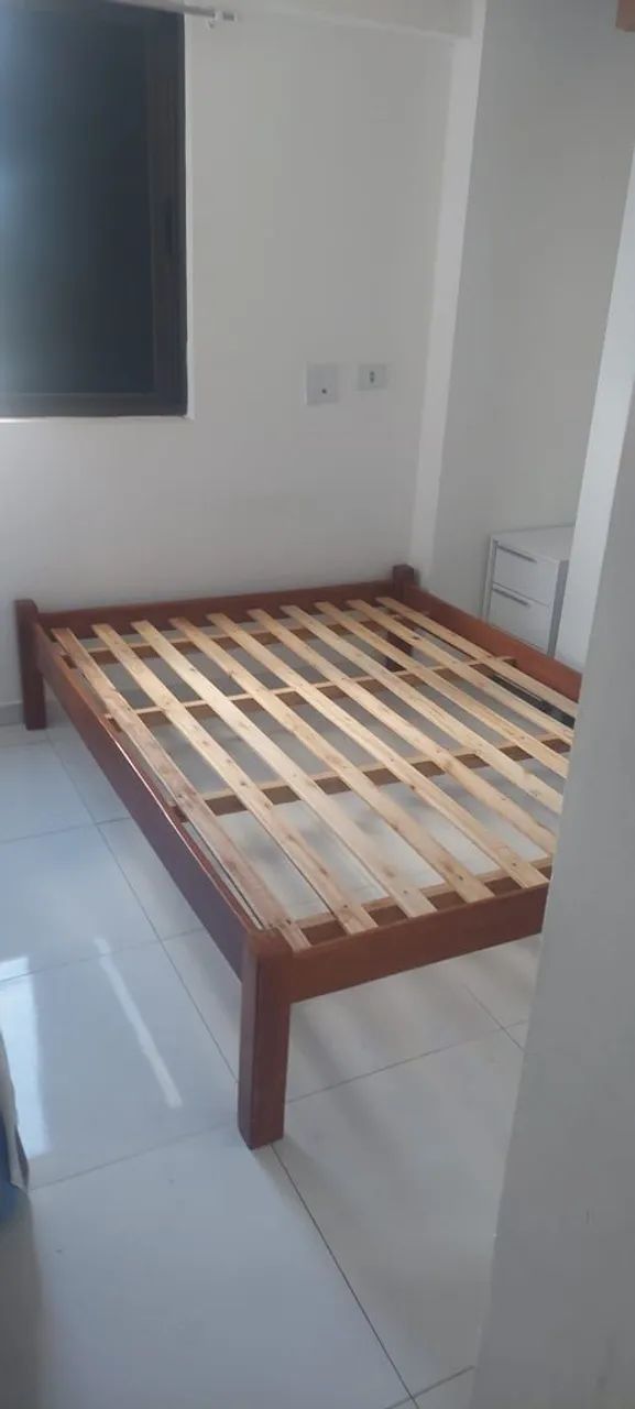 Cama de Casal Pedrão - Madeira! - Foto 4