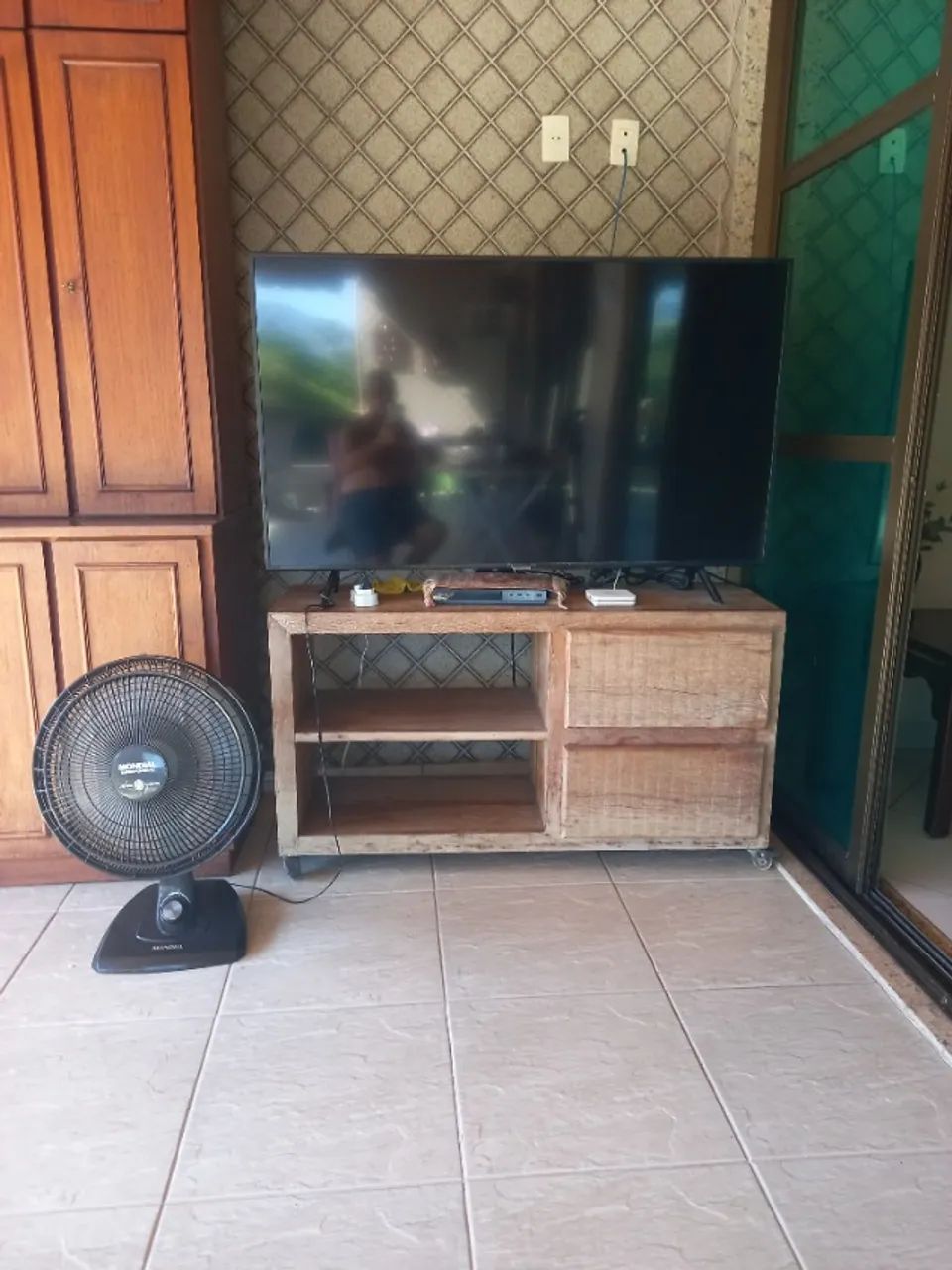Smart tv samsung 55" com defeito 